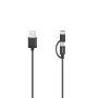 Hama 00200616 USB kábel USB 2.0 0,75 m USB A USB C/Micro-USB A čierny