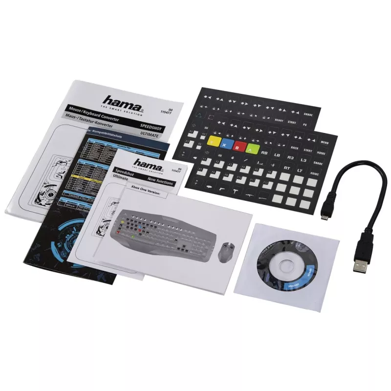 Prevodník myši/klávesnice Hama Speedshot Ultimate pre PS4/PS3/Xbox One/Xbox 360