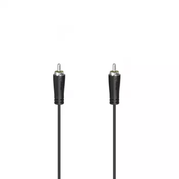 Hama 00205099 audio kábel 3 m Cinch čierny konektor samec na konektor samec magneticky tienený