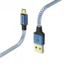Hama 00178289 USB kábel USB 2.0 1,5 m USB A Micro-USB B modrý