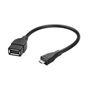 Hama 173892 USB kábel USB 2.0 0,15 m Micro-USB B USB A čierny