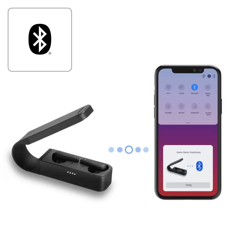 Hama Spirit Pocket headset True Wireless Stereo (TWS) in-ear hovory/hudba Bluetooth čierna