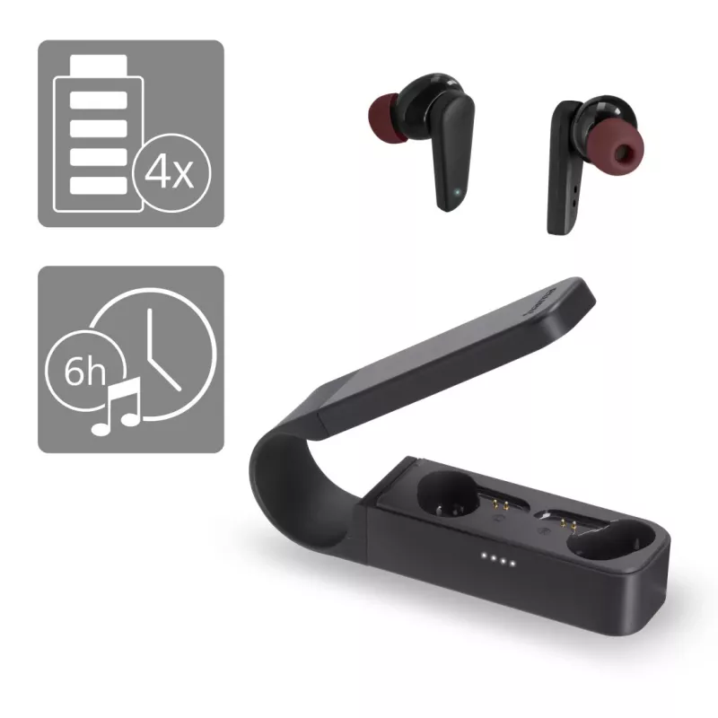 Hama Spirit Pocket headset True Wireless Stereo (TWS) in-ear hovory/hudba Bluetooth čierna