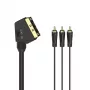 Hama 00205156 SCART kábel 1,5 m 3 x RCA čierny