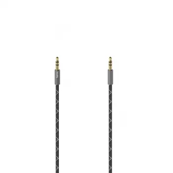 Hama 00205129 audio kábel 0,75 m 3,5 mm čierna, sivá