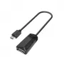 Hama 00200308 kábel adaptér Micro-USB USB Type-A čierny