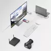 Hama 00200103 dokovacia stanica/port replikátor pre notebook USB 3.2 Gen 1 (3.1 Gen 1) Type-C sivá