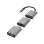 Hama 00200306 USB grafický adaptér 4096 x 2160 pixelov sivý