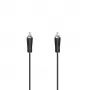 Hama 00205098 audio kábel 1,5 m RCA čierny