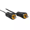 Hama 00205098 audio kábel 1,5 m RCA čierny