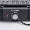 Elektrický stolný gril Severin PG 8556 2300 W čierna nerezová oceľ