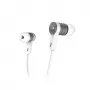 Hama Intense headset drôtový in-ear hovory/hudba strieborná, biela
