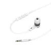 Hama Intense headset drôtový in-ear hovory/hudba strieborná, biela