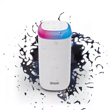 Hama Shine 2.0 stereo prenosný reproduktor biely 30 W