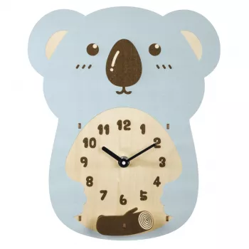Hama Koala kyvadlové mechanické hodiny ostatné modrá, hnedá, drevo