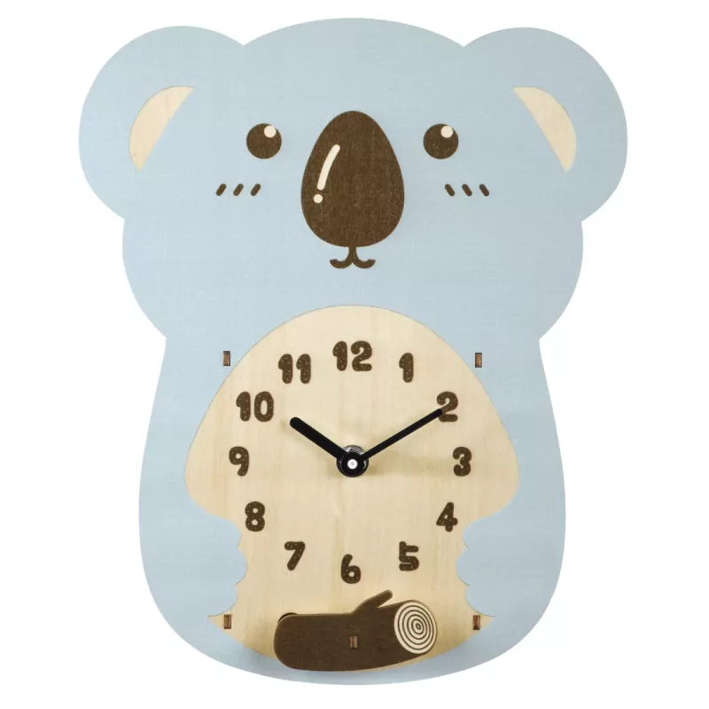 Hama Koala kyvadlové mechanické hodiny ostatné modrá, hnedá, drevo