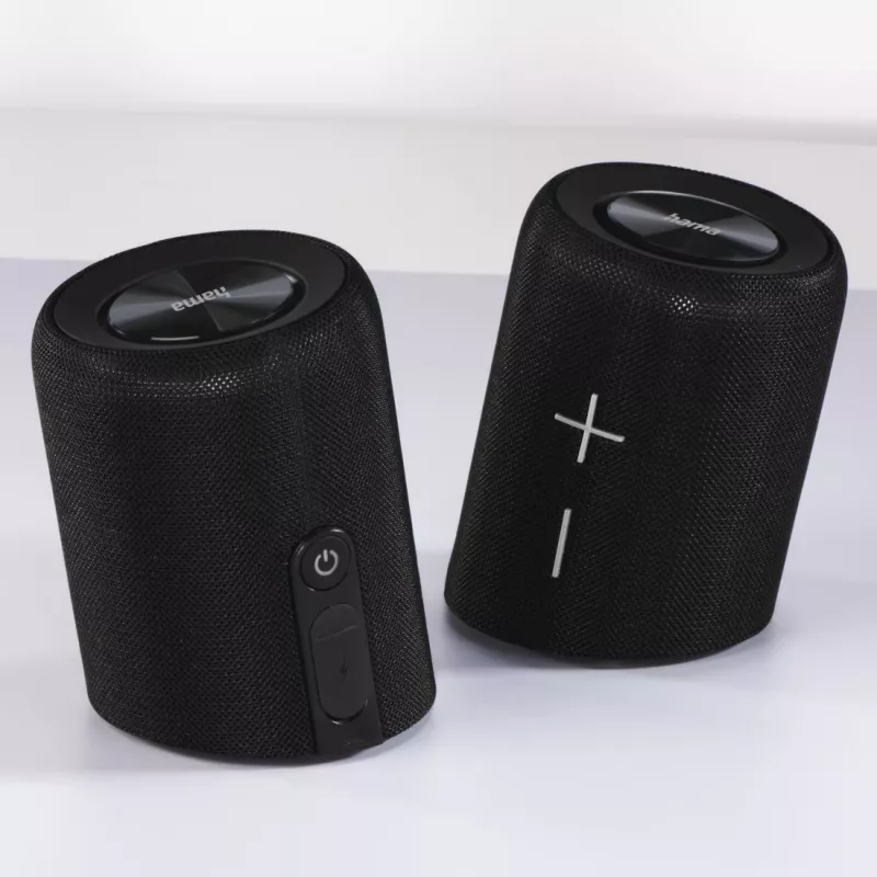Hama Twin 3.0 Stereo prenosný reproduktor čierny 30 W