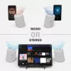 Hama Twin 3.0 Stereo prenosný reproduktor biely 30 W