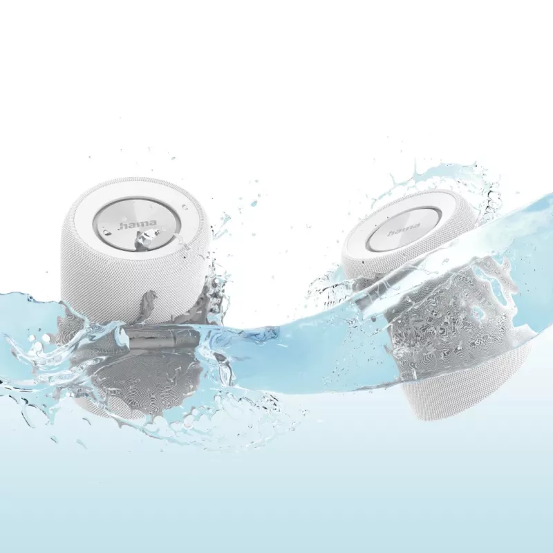 Hama Twin 3.0 Stereo prenosný reproduktor biely 30 W