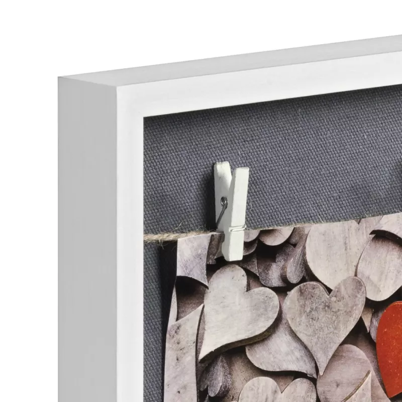 Multi rám na fotografie HAMA Cavo — MDF, biely, 365×295 mm