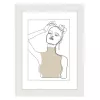 Multi rám na fotografie Hama Copenhagen biely sklo MDF 270x570 mm