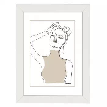 Multi rám na fotografie Hama Copenhagen biela sklo MDF 270x570 mm