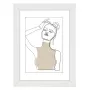 Multi rám na fotografie Hama Copenhagen biely sklo MDF 270x570 mm