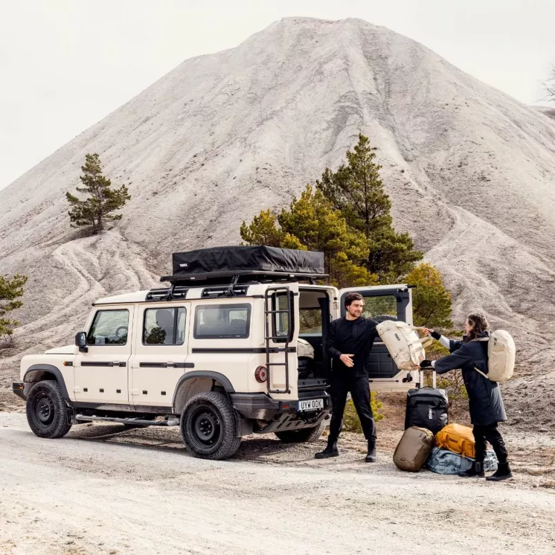 Thule Chasm TDSD303 Deep Khaki lodný vak 70 l polyester