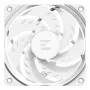 120mm ARGB ventilátor do skrine ZALMAN ZM-AF120R ARGB biely — 120mm, ARGB osvetlenie, biely rám