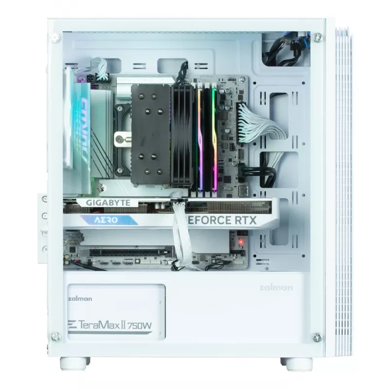 Počítačová skriňa Zalman T4 Plus Mini Tower biela