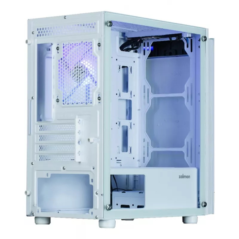 Počítačová skriňa Zalman T4 Plus Mini Tower biela