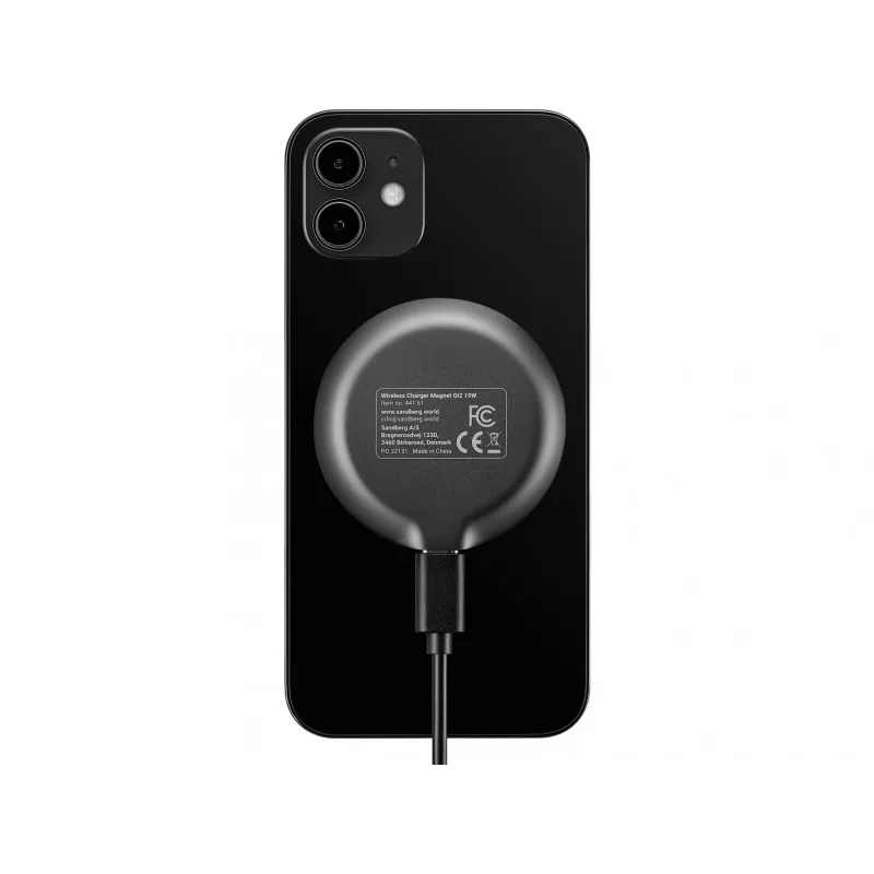 Bezdrôtová nabíjačka SANDBERG 441-61 Qi2 15W – Qi2 wireless charging pad kompatibilná so zariadeniami Qi