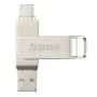 Hama C-Rotate Pro USB flash disk 128 GB USB Type-A / USB Type-C 3.2 Gen 1 (3.1 Gen 1) strieborný