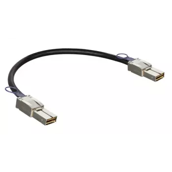 Sieťový kábel D-Link CXP 120G, 0,5 m, CXP konektor samec–CXP konektor samec, čierny