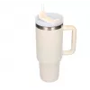 Termohrnček Extralink Black Forest 1200 ml béžová – termohrnček so slamkou a rúčkou