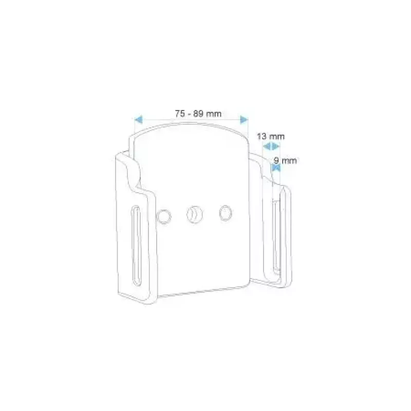Pasívny držiak Brodit 511483 mobilný telefón/smartphone čierny