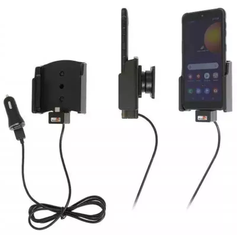 Aktívny držiak Brodit 721242 pre mobilný telefón/smartphone čierny