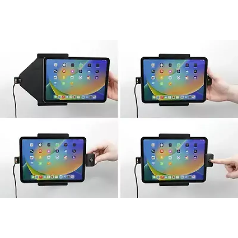Aktívny držiak Brodit 736339 pre tablet/UMPC čierny do auta interiér