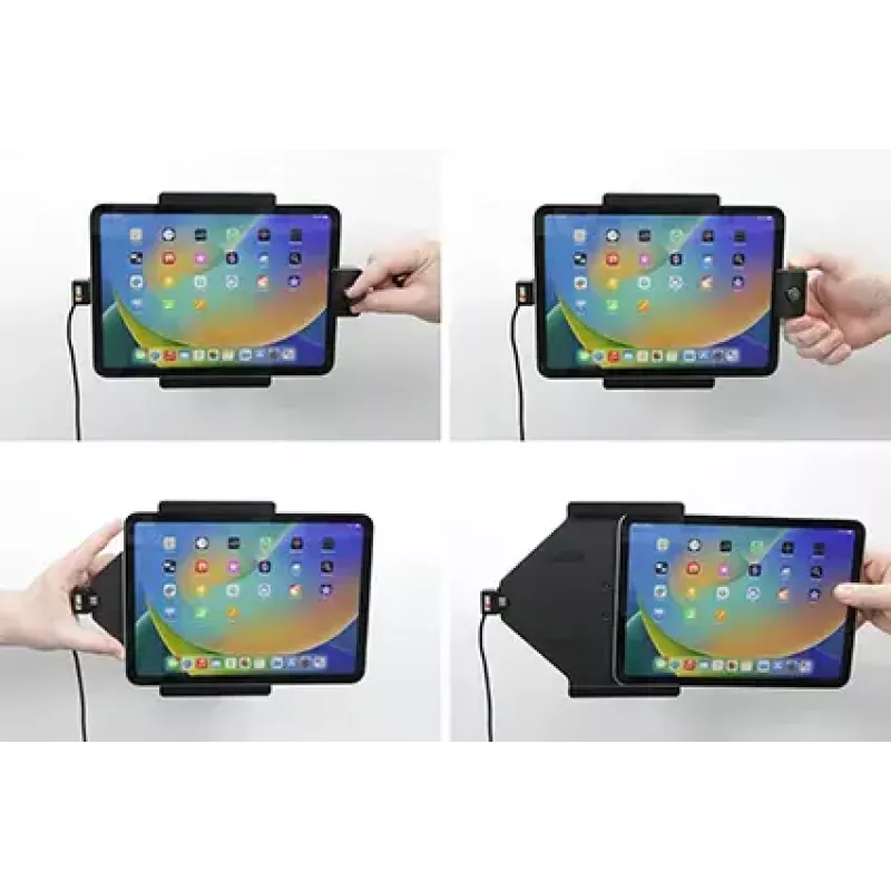 Aktívny držiak Brodit 736339 pre tablet/UMPC čierny do auta interiér