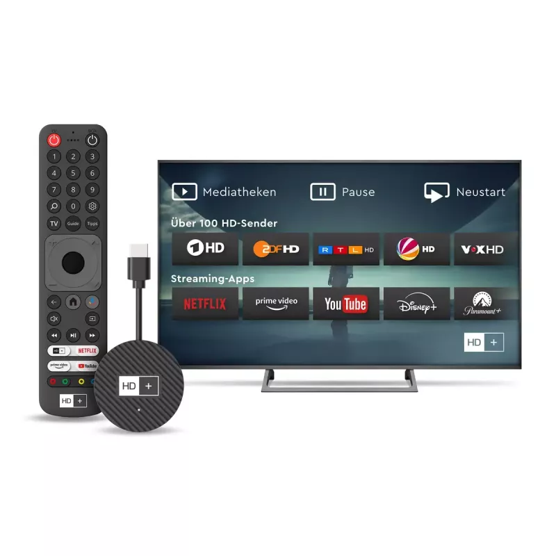 HD+ Smart TV dongle HDMI 4K Ultra HD Android čierny 32GB