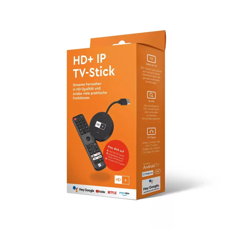 HD+ Smart TV dongle HDMI 4K Ultra HD Android čierny 32GB