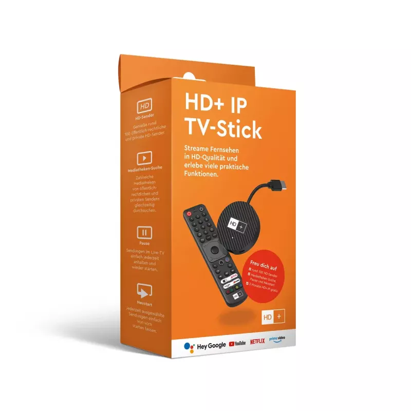 HD+ Smart TV dongle HDMI 4K Ultra HD Android čierny 32GB