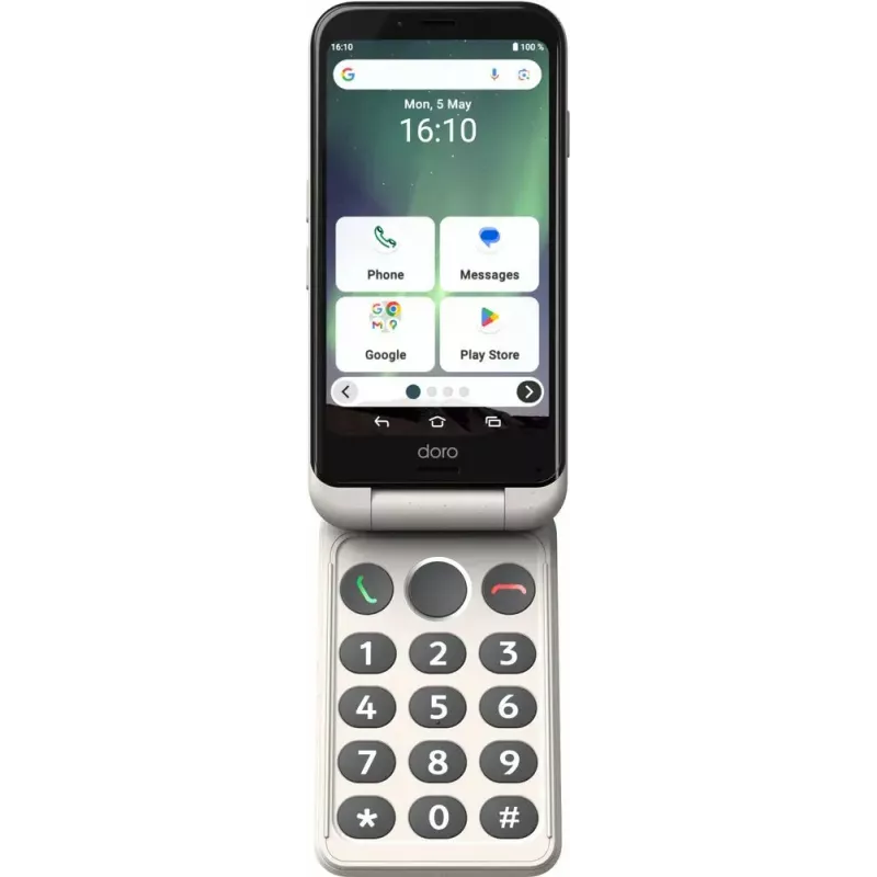 Smartphone Doro Aurora A20 4.5 palca 4 GB 64 GB čierna biela