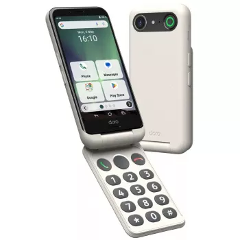 Smartphone Doro Aurora A20 4.5 palca 4 GB 64 GB čierna biela