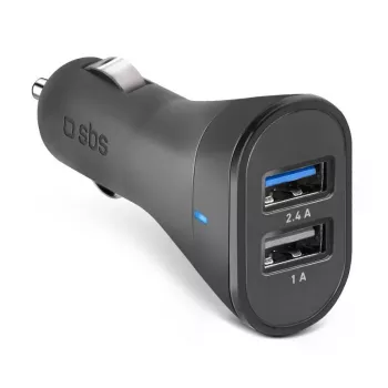 Auto nabíjačka SBS Mobile TECR2USB24AFAST — auto USB nabíjačka, napájanie z cigaretového zapaľovača, univerzálna, čierna
