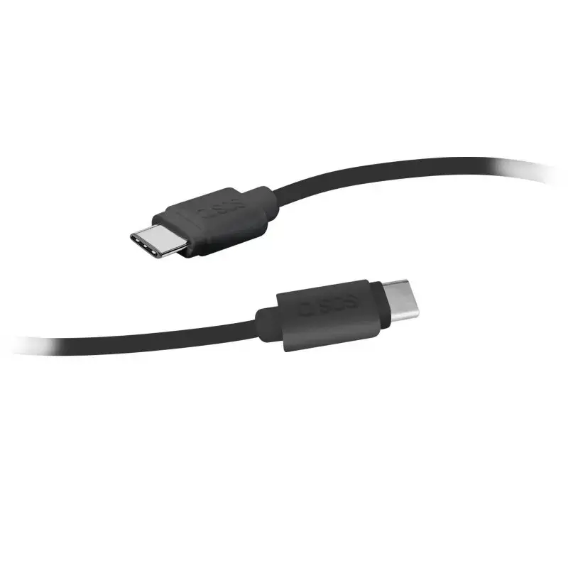 USB-C na USB-C kábel SBS Mobile TECABLETCC20K 1,5 m, USB 2.0, čierny