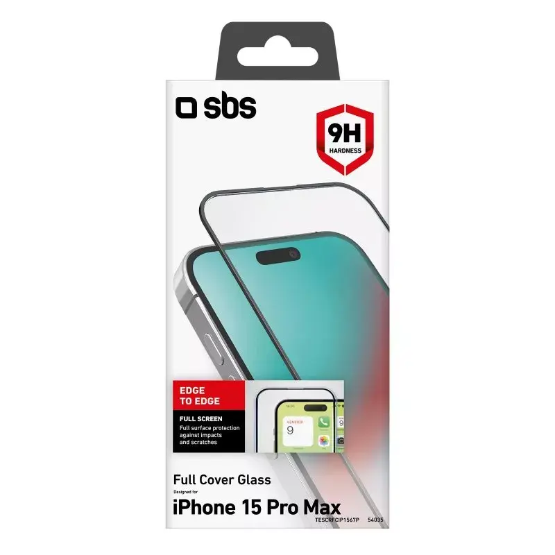 Ochrana displeja SBS TESCRFCIP1567P pre iPhone 15 Pro Max transparentná