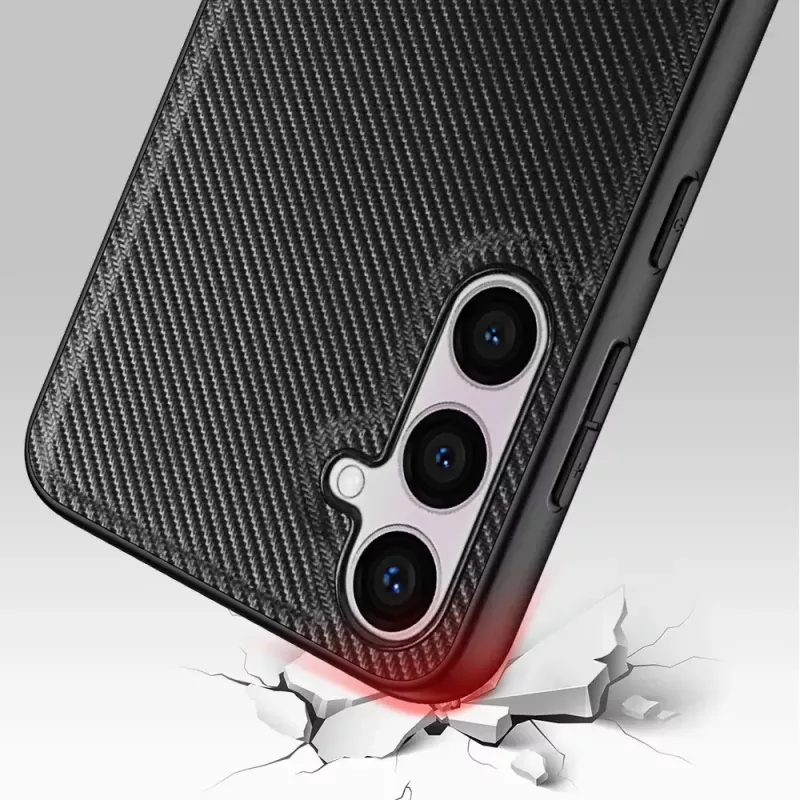 Puzdro na telefón Nevox StyleShell NYLO Samsung Galaxy S24 Plus čierne 16,8 cm