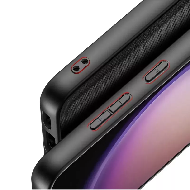 Puzdro na telefón Nevox StyleShell NYLO Samsung Galaxy S24 Plus čierne 16,8 cm