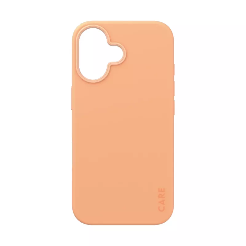 Kryt PanzerGlass CARE by ® módne puzdro Peachy w. MagSafe iPhone 16 priehľadné
